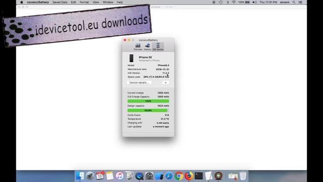 download coconut Battery current battery health смотреть онлайн
