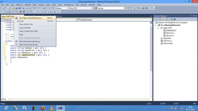 Insert Update Delete Operation in Silverlight part 1 смотреть онлайн