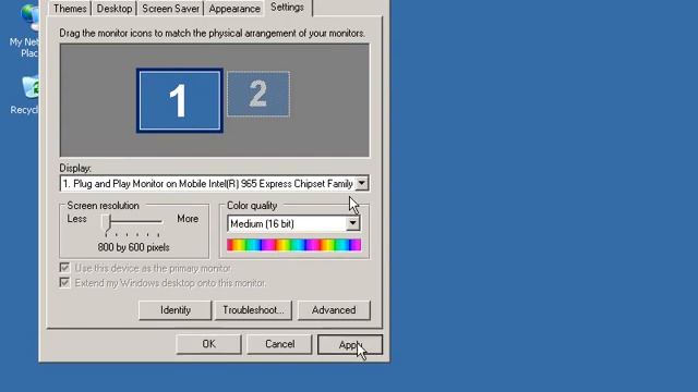 Windows XP BASICS - Adjust Graphics Depth for System Speed Increase смотреть онлайн