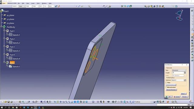 I phone model design Catia VR21 смотреть онлайн