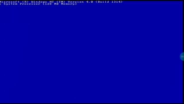 Installing Windows NT 4.0 Build 1314 смотреть онлайн