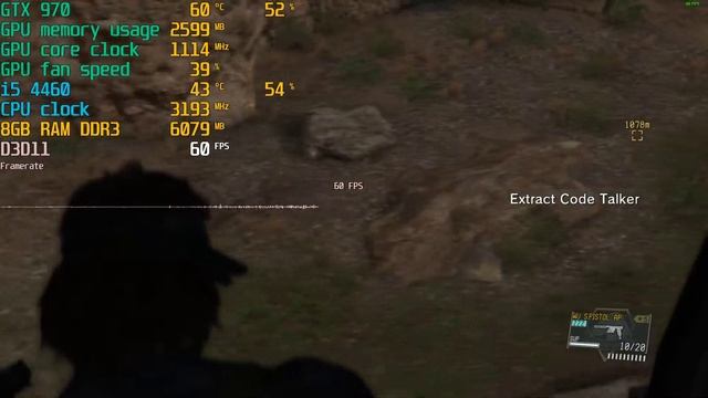 MGS V | GTX 970, i5 4460, 8GB DDR3 | FPS Monitor смотреть онлайн