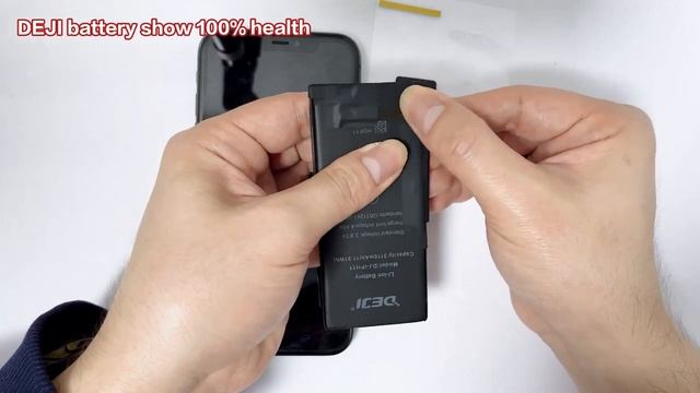 DEJI iPhone 11 battery replacement Shows 100% health status, смотреть онлайн