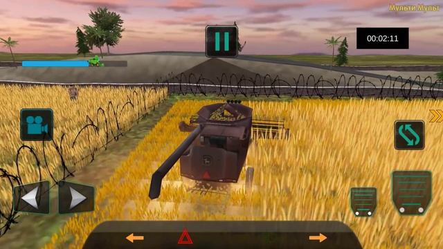 Real Farming Tractor Simulator 2019 - Best Android GamePlay смотреть онлайн
