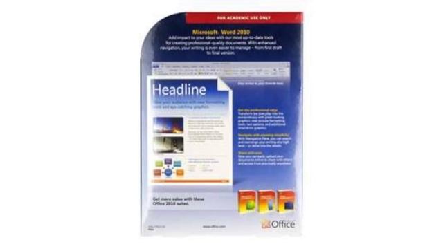 Microsoft Word 2010 PC Computer Software DVD - Windows 7, Vista & XP смотреть онлайн