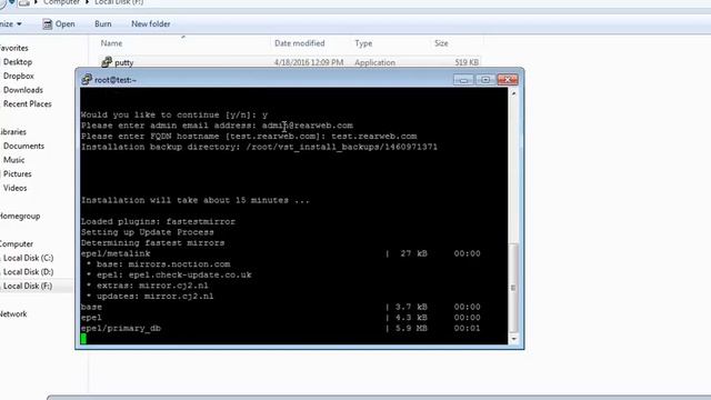 How to Install VestaCP on CentOS 6.7 with SSH - RearWeb com смотреть онлайн