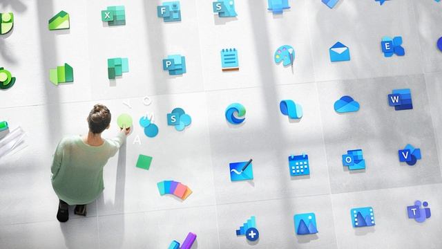 Microsoft reveals new Windows logo design and 100 modern app icons смотреть онлайн