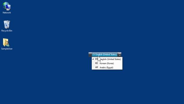 Windows 7 Change the Input Language смотреть онлайн
