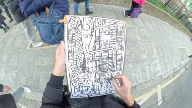 BANKSY On My Doorstep, Depicted Through My Sketches. Also, A Word About My Art. смотреть онлайн