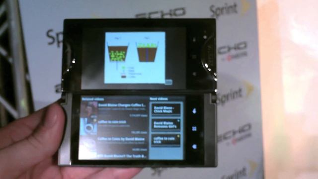 Sprint Kyocera Echo hands-on - dual-screen Android goodness смотреть онлайн