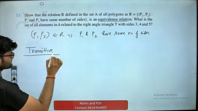 Chapter-1 Relation and Functions I Class 12 Maths I Exercise 1.1 I Session 2021-22 Safal Prime Batc смотреть онлайн