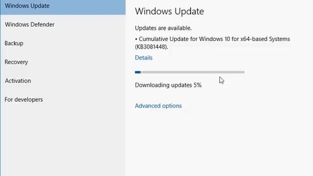 Windows 10 - Installing the KB3081449, KB3081452 & after that the KB3081448 смотреть онлайн