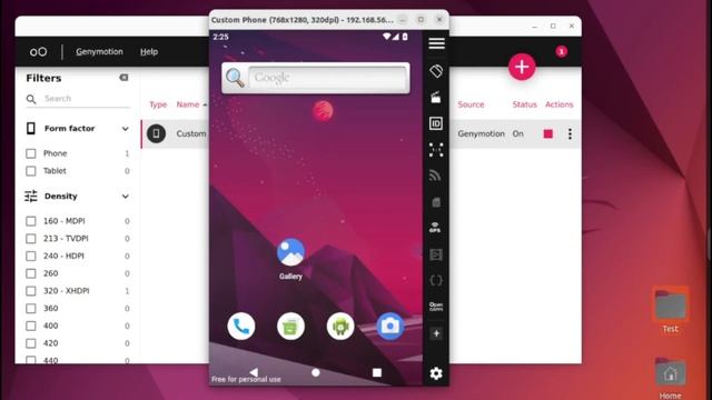 Genymotion In Ubuntu смотреть онлайн