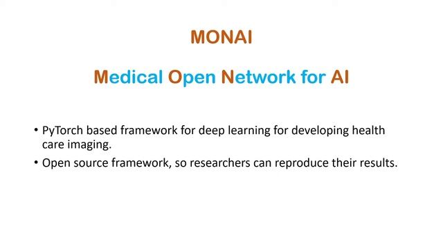 MONAI-An Open Source Framework for AI Development in Medical Imaging #PyTorch смотреть онлайн