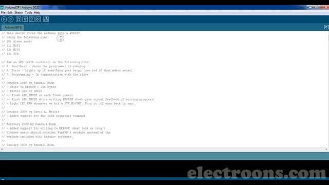Using Arduino/Freeduino as AVR ISP Programmer [ Arduino Tutorials] смотреть онлайн
