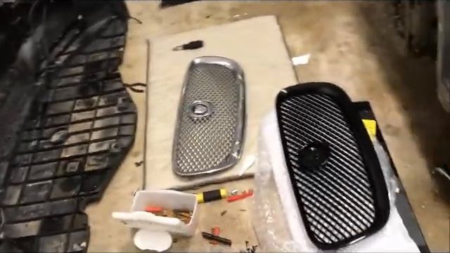 Jaguar XF Front Bumper Removal and Grill Replacement смотреть онлайн