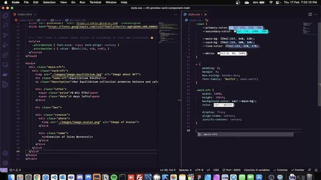 Criando um Card de NFT com HTML e CSS "Para Iniciantes" (Passo a Passo) смотреть онлайн
