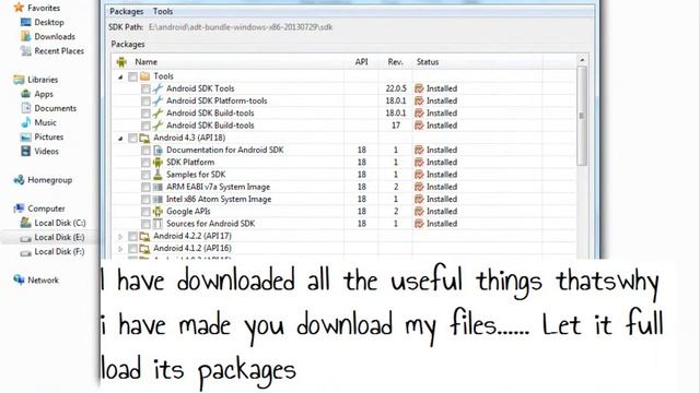 How to install Andoid SDK on PC смотреть онлайн