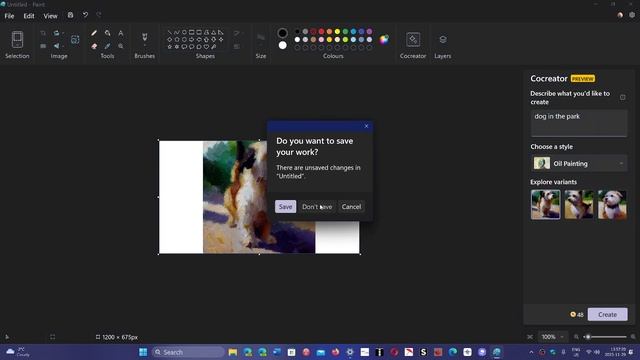 Windows 11 23H2 NEW Cocreator feature in Paint app available for many users смотреть онлайн