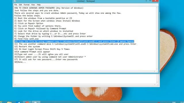 How To Crack Windows Admin Password смотреть онлайн