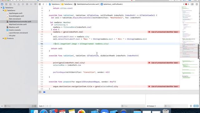 TableView Extension 3: Updating ViewControllers with new data смотреть онлайн