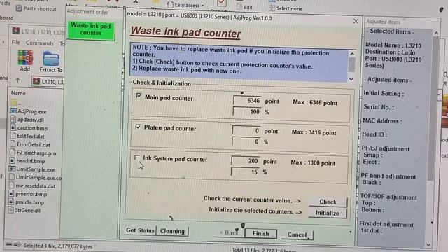 How to reset counter epson l3210 easy at home- reset bộ đếm epson l3210 báo lỗi 2 đèn đỏ tại nhà смотреть онлайн