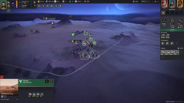 Dune: Spice Wars - Insane AI - House Atreide Playthrough - No Pause Allowed - Part 1 смотреть онлайн
