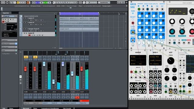 VCV Rack 0.6 + Bridge + LoopBe + Cubase смотреть онлайн