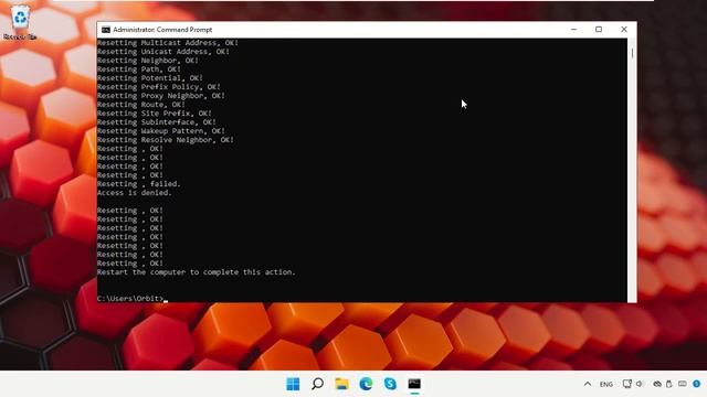 Posible solución Restablecimiento de redes Windows 11 смотреть онлайн