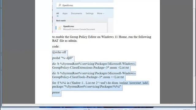 Enable Group Policy Editor on Windows 11 Home смотреть онлайн