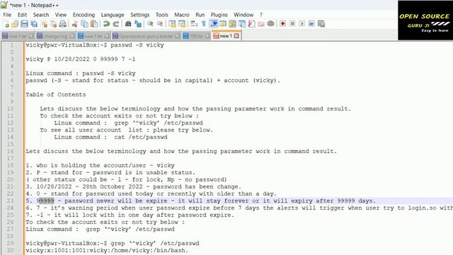 How to view the status of password in Linux machine. смотреть онлайн
