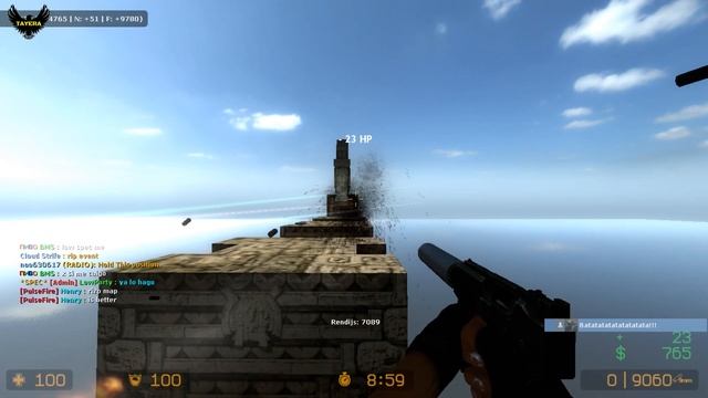 One of the Hardest Maps, ZOMBIE ESCAPE, COUNTER-STRIKE: SOURCE, MAP: ZE_totemo_roka смотреть онлайн