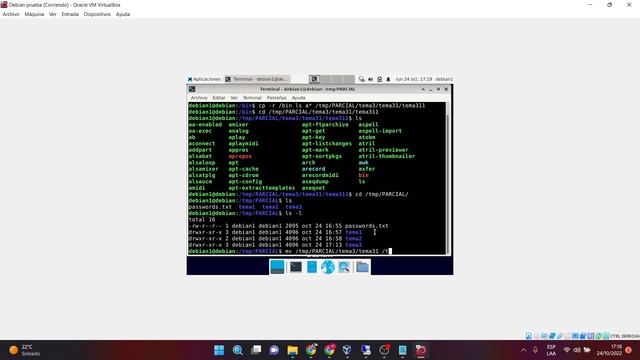 Crear directorios y copiar en Linux/debian desde el terminal смотреть онлайн