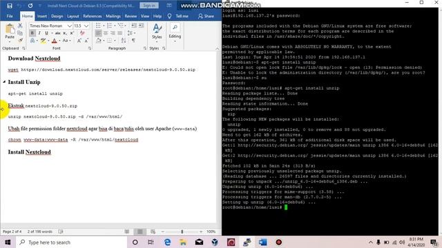 Tutorial Cara Instalasi Next Cloud Menggunakan Linux Debian смотреть онлайн