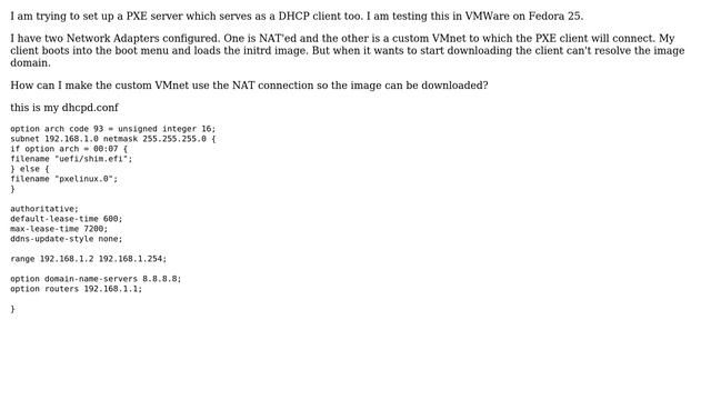 Unix & Linux: PXE booting through a network in VMWare смотреть онлайн