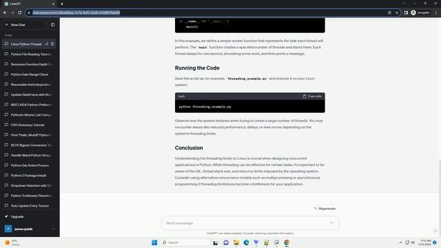 linux python threading limit смотреть онлайн