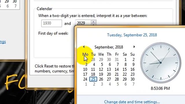 Change System Date & Time in Windows 7 смотреть онлайн