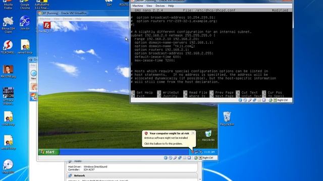 SMKN1 Tutorial Install DHCP Debian 6 смотреть онлайн