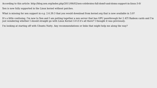 DevOps & SysAdmins: Linux Kernel 3.0 & Xen смотреть онлайн