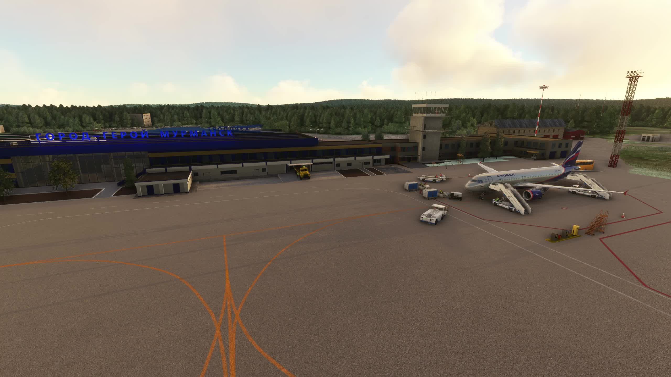 MSFS Fenix A320 Мурманск - Санкт-Петербург