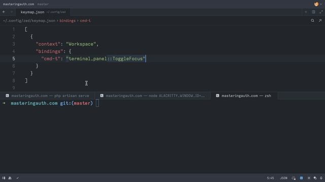 Toggle Terminal in ZED смотреть онлайн