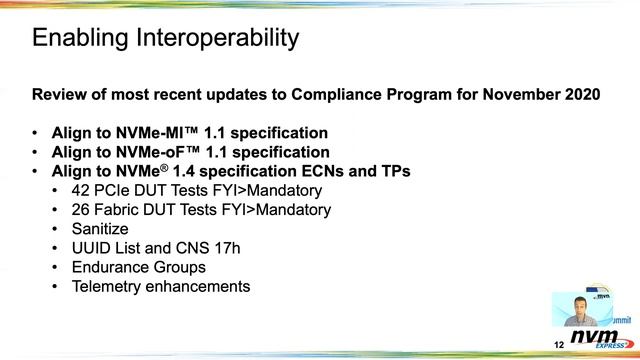 Session B 3 The State of NVMe Interoperability смотреть онлайн