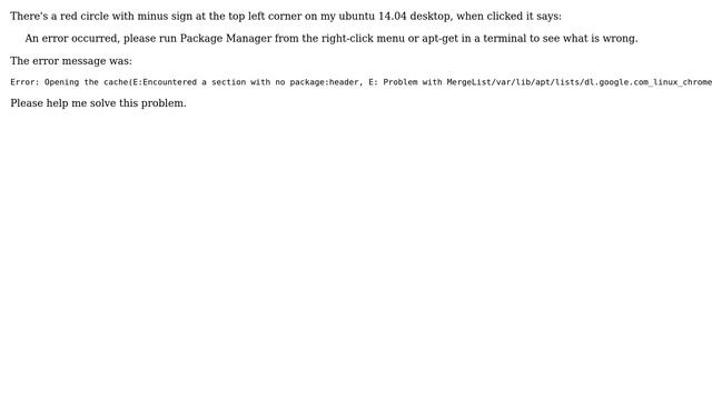 Ubuntu: An error occured.......unmet dependecies.........run package manager смотреть онлайн