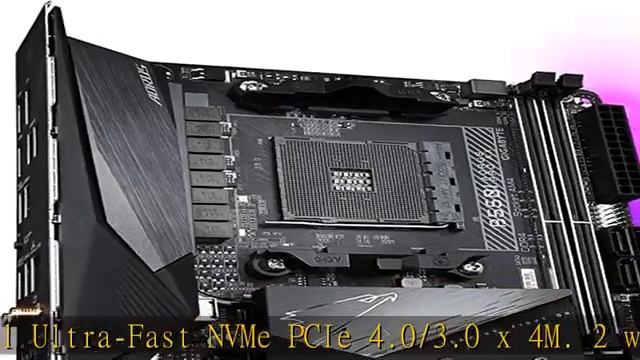 GIGABYTE B550I AORUS PRO AX (AM4 AMD/B550/Mini-Itx/Dual M.2/SATA 6Gb/s/USB 3.2 Gen 1/WiFi 6/2.5 GbE