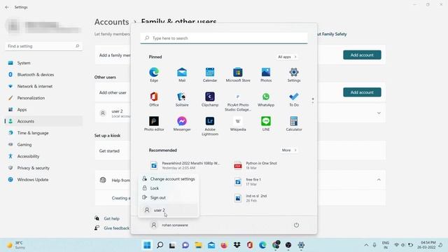 how to create new user account on windows 11 ! without login and sign in смотреть онлайн