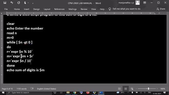 In ಕನ್ನಡ - Unix shell script program to find sum of digit of a number смотреть онлайн