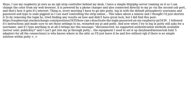 Raspberry Pi: Putty SSH, can't log into Raspberry смотреть онлайн