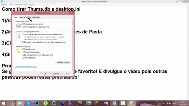 Tutorial: Como tirar Thumbs.db e desktop.ini (Windows 8.1) смотреть онлайн
