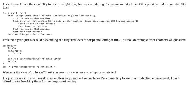 Unix & Linux: SSH in SSH in shell script (3 Solutions!!) смотреть онлайн