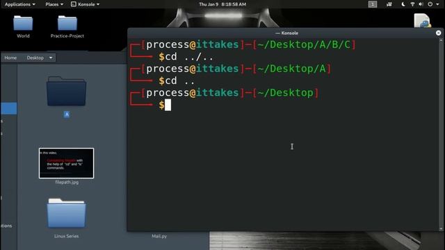 Command Line 5 - Navigating Through Directories (c) смотреть онлайн